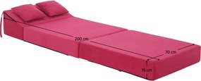 Fotoliu Extensibil PELOS 2 în1 Roz Magenta