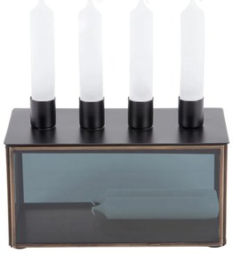 Sfeșnic din sticlă Boxed Rectangle – PT LIVING