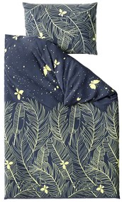 Lenjerie de pat bumbac VISATA negru, 100% bumbac Dimensiune lenjerie de pat: 70 x 90 cm | 140 x 200 cm