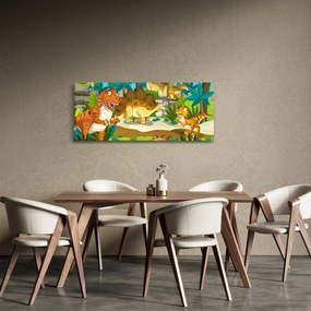 Tablou - Dinozaurii (120x50 cm)