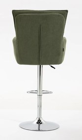 HR250W Scaun Zsályazöld Prémium Kordbársony Bază Cromata