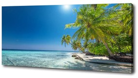 Imprimare tablou canvas Plaja maldive