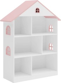 Bibliotecă pentru copii, alb/roz, MAISON TYP 1