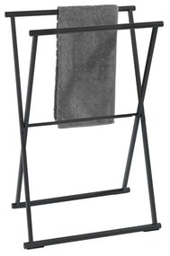 Suport pliabil pentru prosoape Wenko Lava, negru