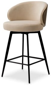 Scaun de bar design elegant LUX Camerota, Sabino beige