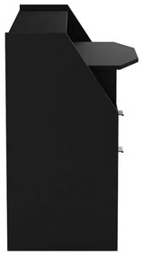MIADOMODO Birou de calculator, 123 x 55 x 90 cm, negru