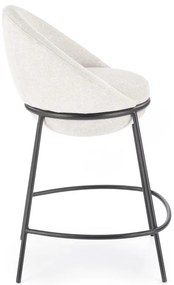 Scaun de bar tapitat H118 bej