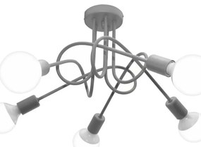 Lustră aplicată pentru copii OXFORD 5xE27/15W/230V