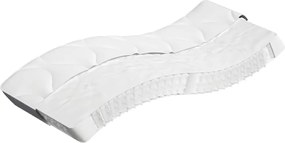 vidaXL Saltea cu arcuri buzunar, fermitate medie, 80x200 cm