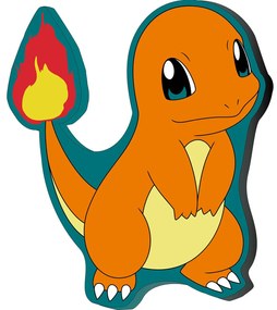 Pokémon Charmander Flame pernă decorativă, 39x32 cm Velur