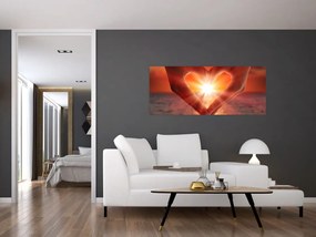 Tablou - Soare în inimă (120x50 cm)