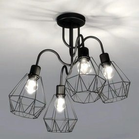 Lustră aplicată BERGEN 4xE27/60W/230V