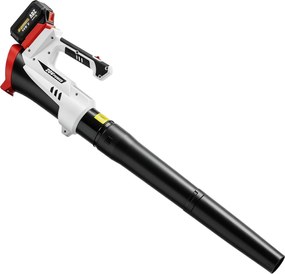 Outsunny Suflător Aspirator Tocător de Frunze 250 W cu Baterie 4000 mAh și Încărcător, 6 Viteze, 149 km/h, Alb | Aosom Romania