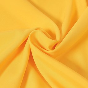 Goldea draperie decorativă rongo - galbenă 140x145 cm