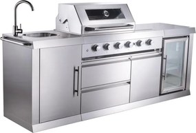 Bucătărie de grădină cu grill și frigider Avenberg TRINITY