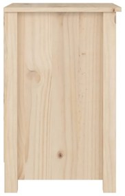 Noptiere, 2 buc., 40x35x55 cm, lemn masiv de pin 2, Maro