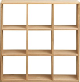 Raft de perete Moss, pin, natural, 46x10x46 cm