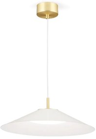Lustra LED dimabila, Pendul metalic GOURMET White