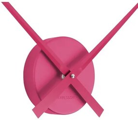 Karlsson 4348PI design ceas de perete roz, 48 cm diametru