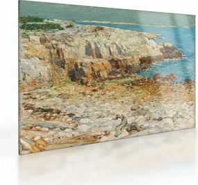 Tablou pe sticlă - Childe Hassam, A North East Headland, reproducere (70x50 cm)