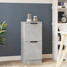 vidaXL Dulap, gri beton, 30x30x70 cm, lemn compozit
