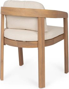 Scaun de grădină în culoare naturală din lemn masiv Pablo – Bizzotto