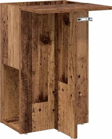 vidaXL Masă laterală Lemn vechi 35 x 40 x 55 cm Lemn compozit