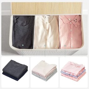 Coș de rufe GUS alb