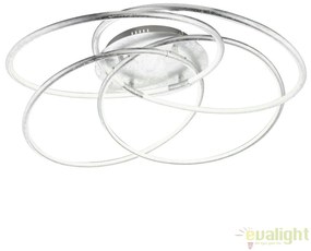 Lustra LED cu telecomanda Barna 60W argintie 67828-60S GL