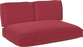 vidaXL Set de perne 3 pcs Roșu Vin Material Oxford