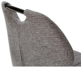 Scaune de bar gri 2 buc. (înălțime șezut 65 cm) Muli – Marckeric