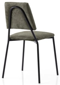 Set 2 buc. scaune bucătărie Limeta V2 (Negru + antracit). 1127579