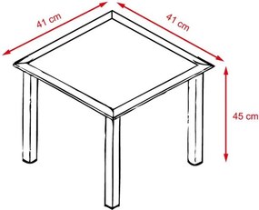SET 2 Șezlonguri de relaxare și masă Avenberg DOLFINE