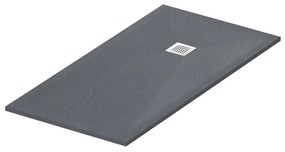 "Brodzik z konglomeratu mineralnego ""seria F"" Ciemnoszary 90x90x2,5 cm 5904365741255"