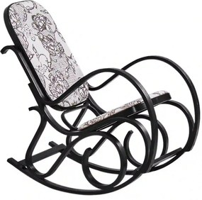 Balansoar MAX 2, wenge/multicolor, stofa/lemn indoit, 52x90x95 cm