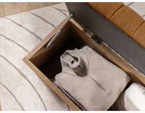 Bancă portocalie/în culoare naturală Oceane – Bobochic Paris