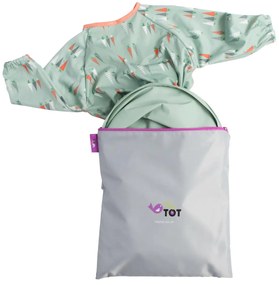 KIT HRANIRE - BAVETA SI TAVA (MORCOVEI JUCAUSI) - TIDY TOT (BTK21SG)