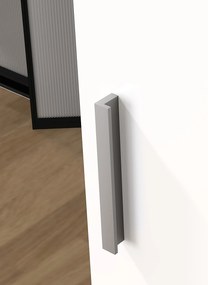 HOMCOM Dulap de Perete pentru Baie cu Rafturi Reglabile din Sticlă Securizată, 40x15x55 cm, Alb lucios | Aosom Romania