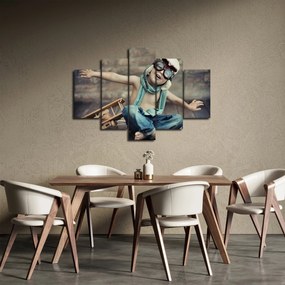 Tablou - Tânăr aviator (150x105 cm)