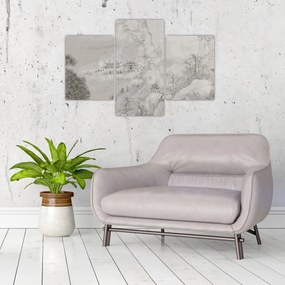 Tablou - Peisaj chinezesc (90x60 cm)