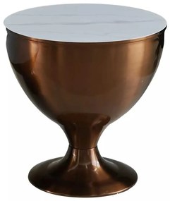 Măsuță de cafea Calvari, marmură / bronz