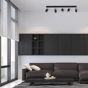 Spot SOLO 5xGU10/MR11/40W/230V negru