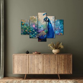 Tablou - Pictura de un păun (150x105 cm)