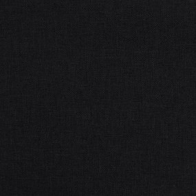 Scaun de birou pivotant, negru, material textil 1, Negru