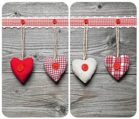 WENKO 2521481100 - Placă de acoperire 30x52 cm multicoloră/gri/transparentă