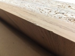 PROMOTIE Masa de sufragerie MADO neagra cu blat decor stejar artisan 120x80cm clasa II