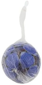 Minge de fotbal cusută 15cm 4 culori într-o plasă