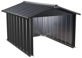 Juskys Garaj pentru robotul de tuns iarba 98x89x63 cm - antracit