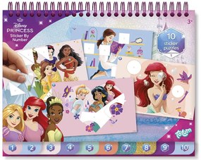 CARTE DE COLORAT & ABTIBILDURI CU NUMERE - DISNEY PRINCESS - TOTUM (TT045279)