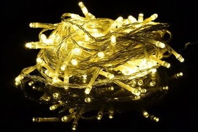 Lanț LED de Crăciun - 10 m, 100 diode, alb cald